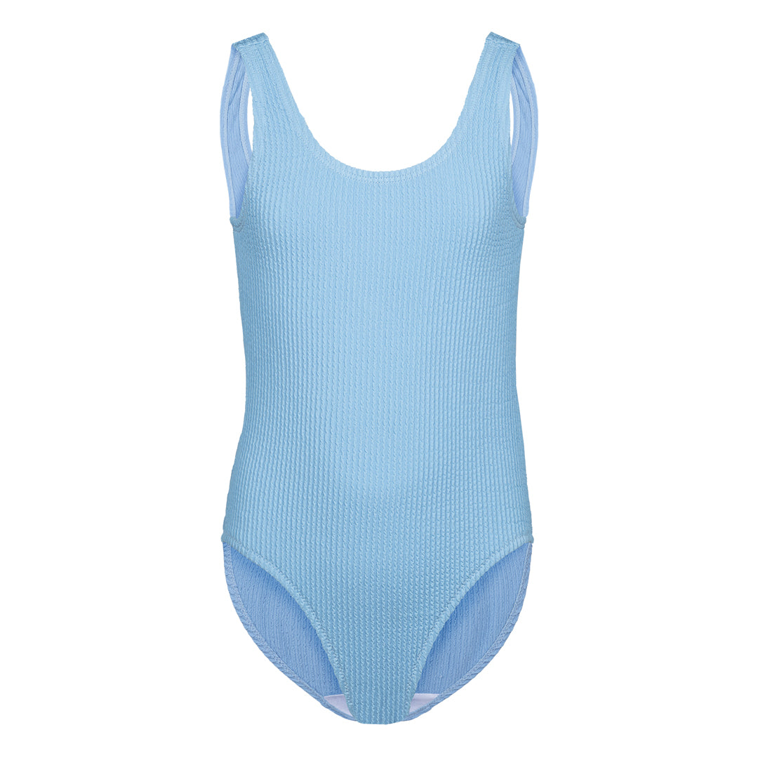 Tyttöjen Aava Uimapuku powder blue